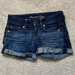 🎉 3 for $10 🎉 American Eagle 🦅 Denim Shorts Medium Dark Wash